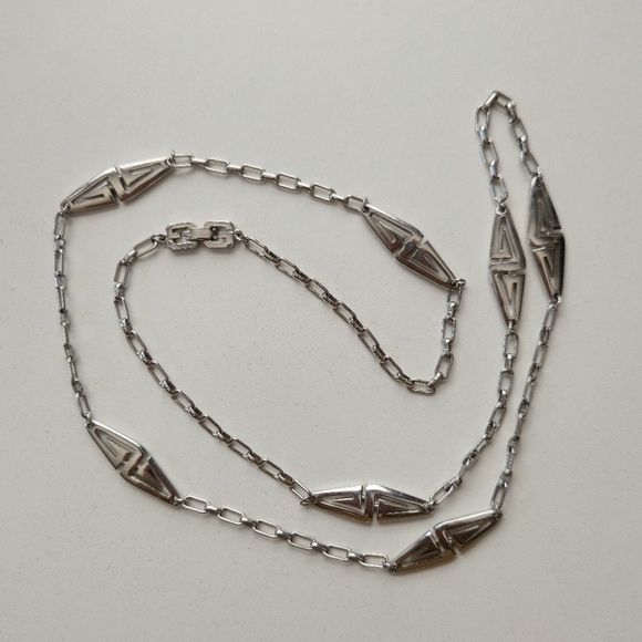 Givenchy Greek Key Station Necklace